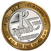 Image 2 : .999 Silver Riviera Hotel & Casino Las Vegas $10 Casino Limited Edition Gaming Token