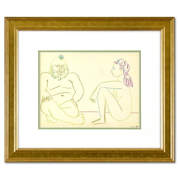 After Pablo Picasso (1881-1973) "Carnet de Californie 15.11.55-I" Print Lithograph