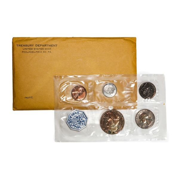 1962 (5) Coin Proof Set in Envelope