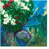 Image 2 : Chagall (1887-1985) "Bouquet Aux Amoureux Volants" Limited Edition Lithograph