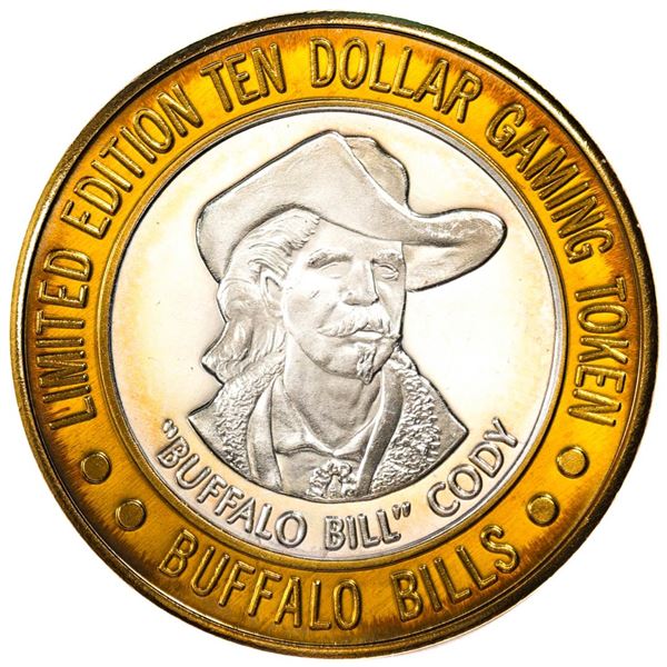 .999 Silver Buffalo Bills Resort & Casino Jean, NV $10 Limited Edition Gaming Token