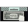 Image 2 : 1981 $1 Federal Reserve Note Printed Fold over Error PCGS Choice About New 58PPQ