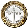 Image 1 : .999 Fine Silver Stratosphere Las Vegas, Nevada $10 Limited Edition Gaming Token
