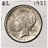 Image 1 : 1921 $1 Peace Silver Dollar Coin