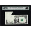 Image 1 : 1995 $1 Federal Reserve Note Richmond Fold over Error PMG Choice Uncirculated 64EPQ