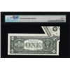 Image 2 : 1995 $1 Federal Reserve Note Richmond Fold over Error PMG Choice Uncirculated 64EPQ