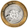 Image 2 : .999 Silver Treasure Island Las Vegas, Nevada $10 Casino Limited Edition Gaming Token