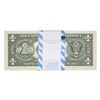 Image 2 : Pack of (100) Consecutive 2017 $1 Federal Reserve STAR Notes Chicago