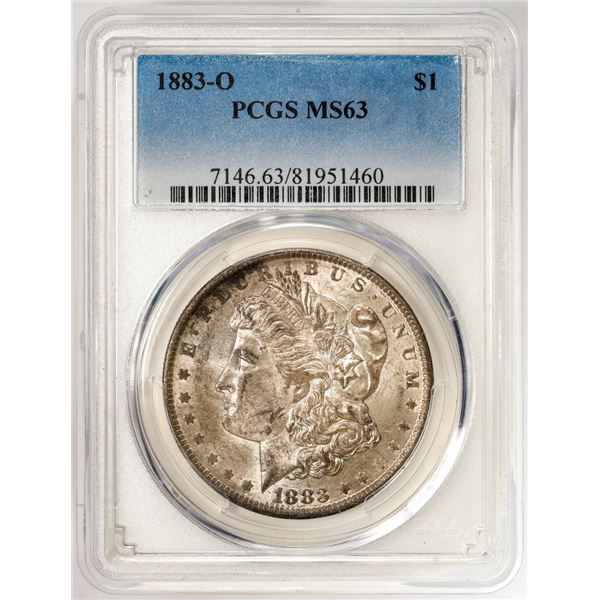 1883-O $1 Morgan Silver Dollar Coin PCGS MS63