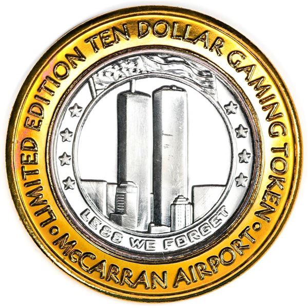 .999 Silver McCarran International Airport Las Vegas, NV $10 Limited Gaming Token