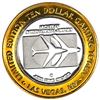 Image 2 : .999 Silver McCarran International Airport Las Vegas, NV $10 Limited Gaming Token