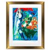 Image 1 : Chagall (1887-1985) "Maries Sous Le Baldaquin" Limited Edition Serigraph on Paper