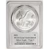 Image 2 : 2021 Type 2 $1 American Silver Eagle Coin PCGS Gem Uncirculated Emily Damstra Signed