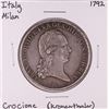 Image 1 : 1792 Italy Milan Crocione Kronenthaler Silver Coin