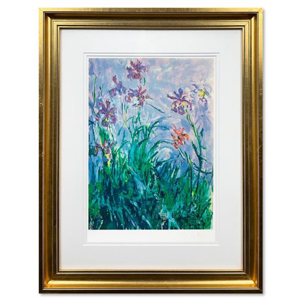 Claude Monet "Iris" Limited Edition Lithograph on Paper