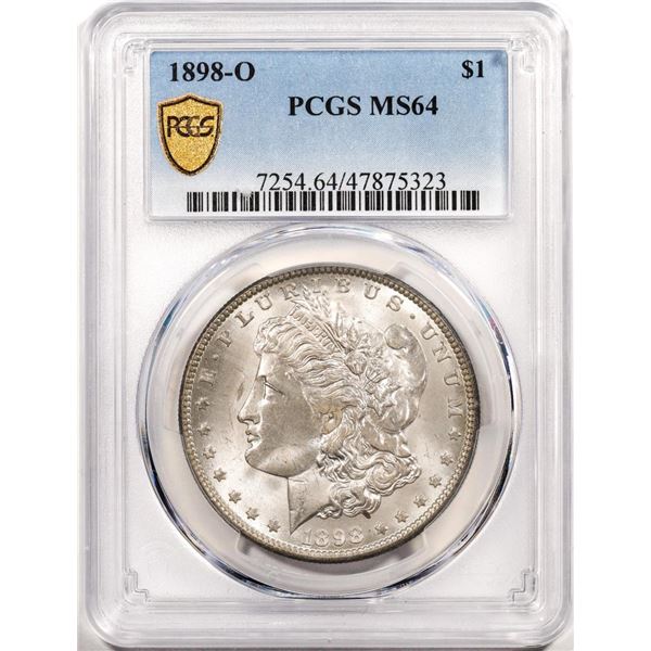 1898-O $1 Morgan Silver Dollar Coin PCGS MS64