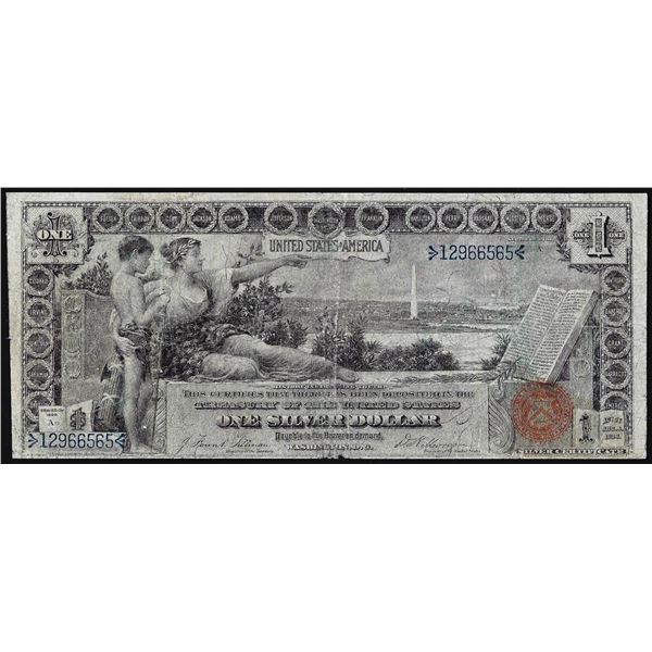 1896 $1 Educational Silver Certificate Note