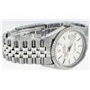 Image 2 : Rolex Mens Stainless Steel Silver Index Datejust Wristwatch