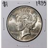 Image 1 : 1935 $1 Peace Silver Dollar Coin