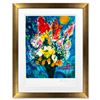 Image 1 : Chagall (1887-1985) "Le Bouquet Illuminant Le Ciel" Limited Edition Lithograph