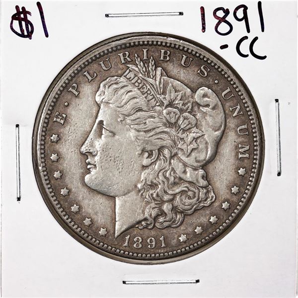 1891-CC $1 Morgan Silver Dollar Coin