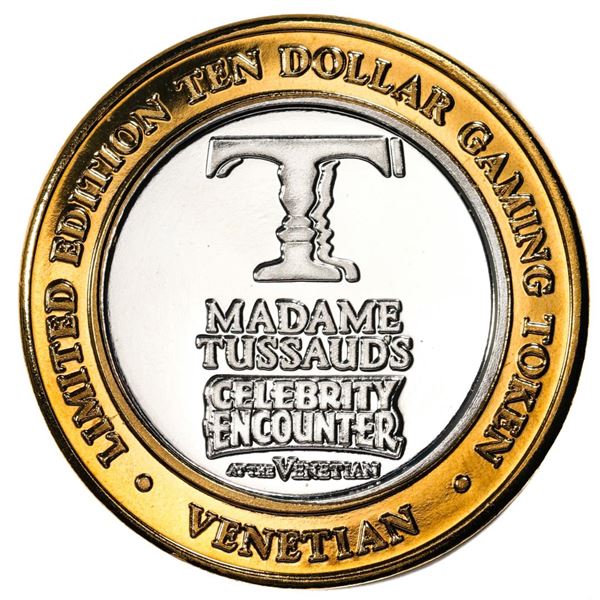 .999 Silver The Venetian Las Vegas Nevada $10 Casino Limited Edition Gaming Token