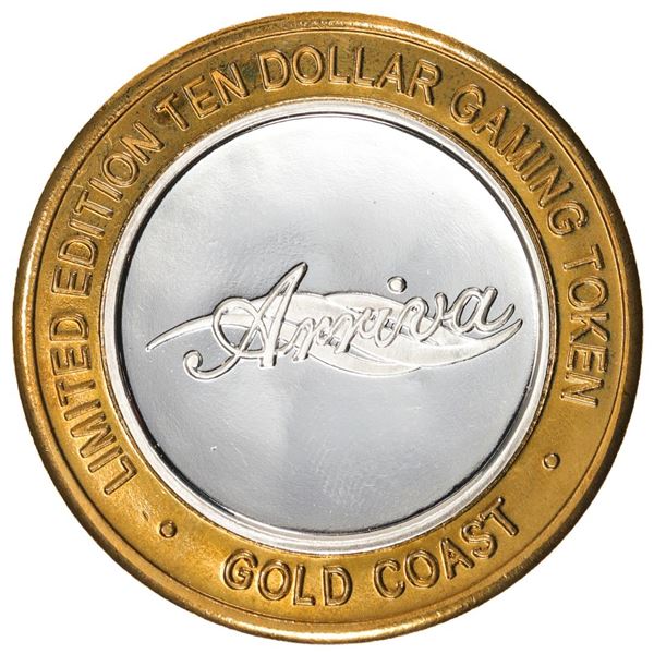 .999 Silver Gold Coast Las Vegas, Nevada $10 Casino Limited Edition Gaming Token