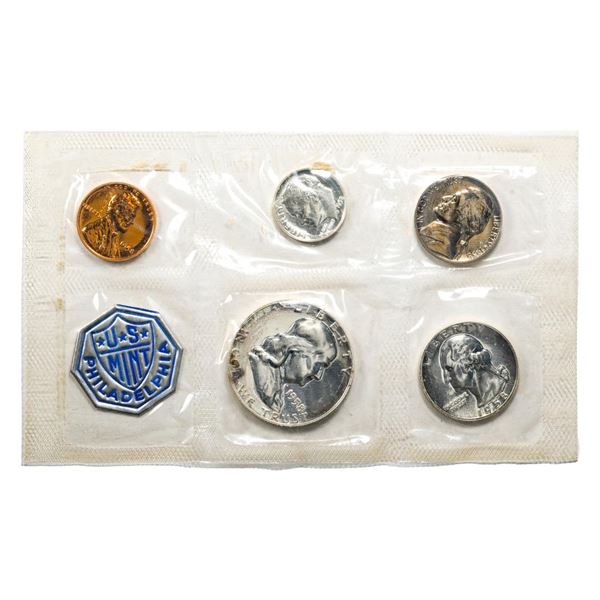 1958 (5) Coin Proof Set in Original Cellophane