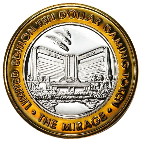 .999 Silver The Mirage Las Vegas, Nevada $10 Limited Edition Casino Gaming Token