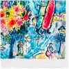 Image 2 : Chagall (1887-1985) "Entre L'hiver Et Le Printemps" Limited Edition Lithograph