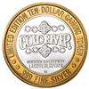 Image 2 : .999 Silver Gold River Laughlin, Nevada $10 Casino Limited Edition Gaming Token
