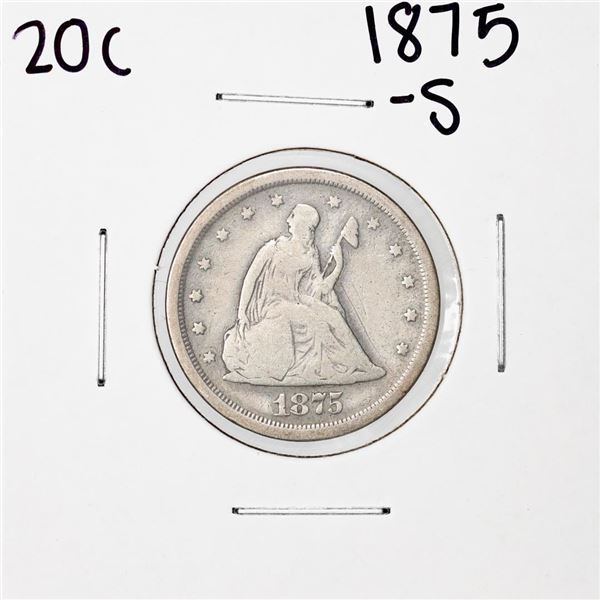 1875-S Twenty Cent Piece Silver Coin