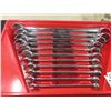 Image 3 : 11 Snap On Combination Wrenches - up to 1" 