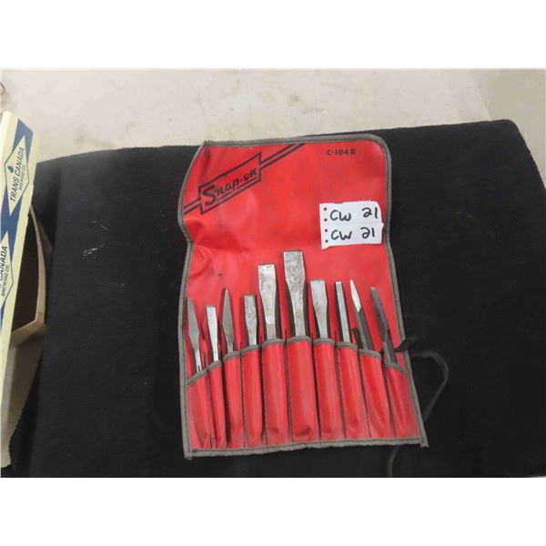 10 pc Snap On Chisel Set