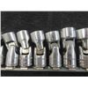 Image 3 : 15 Snap On 3/8" Swivel Sockets - Metric, up to 24 