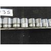 Image 3 : 17 Snap On 3/8" Sockets - Metric, up to 25