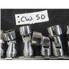Image 3 : 12 Snap On 3/8" Swivel Sockets - Standard, up to 1" 