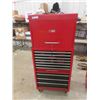 Image 1 : Sears Craftsman Top + Bottom Tool Cabinet 18" x 27" x 61" 