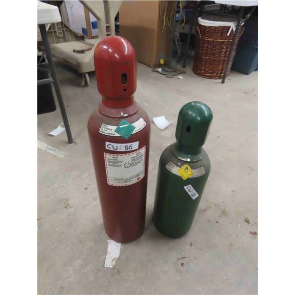 Acetylene Tanks ; Oxygen & Argon