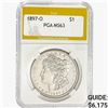 Image 1 : 1897-O Morgan Silver Dollar PGA MS63