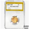 Image 1 : 1909 VDB Wheat Cent PGA MS65 RED