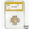 Image 1 : 1898 Liberty Victory Nickel PGA MS63