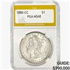 Image 1 : 1880-CC Morgan Silver Dollar PGA MS68