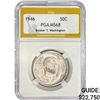 Image 1 : 1946 Booker T Half Dollar PGA MS68