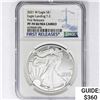 Image 1 : 2021-W American Silver Eagle NGC PF70 UC, T-2