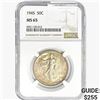 Image 1 : 1945 Walking Liberty Half Dollar NGC MS65