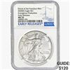 Image 1 : 2020(S) Silver Eagle NGC MS70 ER