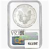 Image 2 : 2020(S) Silver Eagle NGC MS70 ER