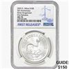 Image 1 : 2023-S 1oz. Silver Krugerrand NGC MS70 FR, ANNIV.