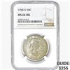 Image 1 : 1958-D Franklin Half Dollar NGC MS66 FBL
